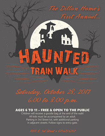 Dillon Home Haunted Train Walk